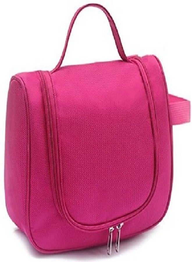 NIDY® Travel Toiletry Bag- Multi Pockets Perfect for Cosmetics Shaving & Personal Care 1 Pc Pink Color - Image 1
